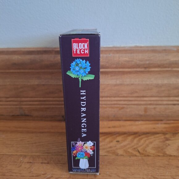 Block Bouquet HYDRANGEA Flower Building Block Set 112 Pieces NEW - Picture 2 of 3